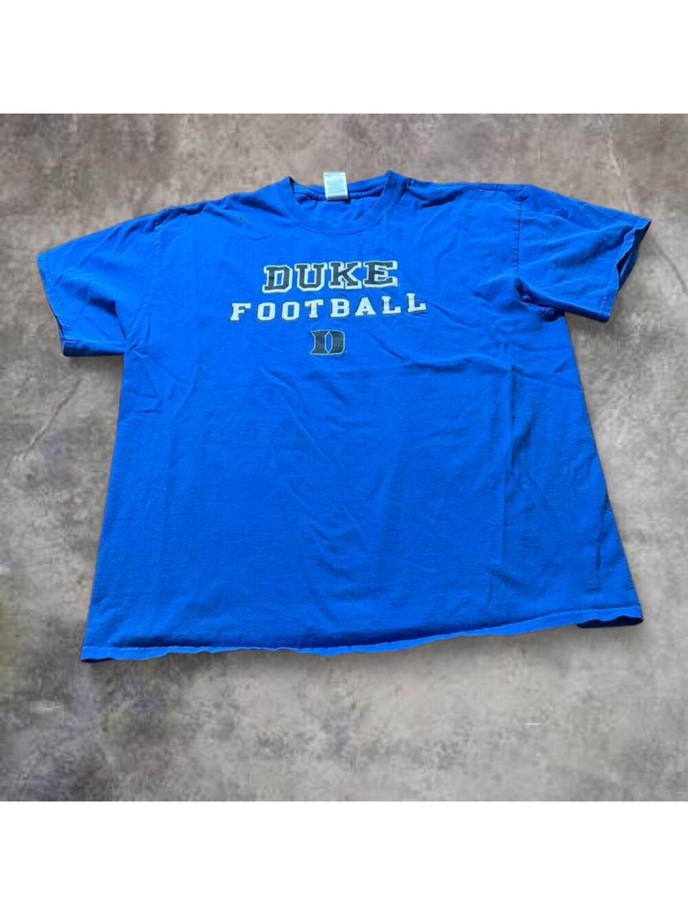 Duke Football Blue Graphic T Shirt NCAA College Sports Tee XL BlueDevils